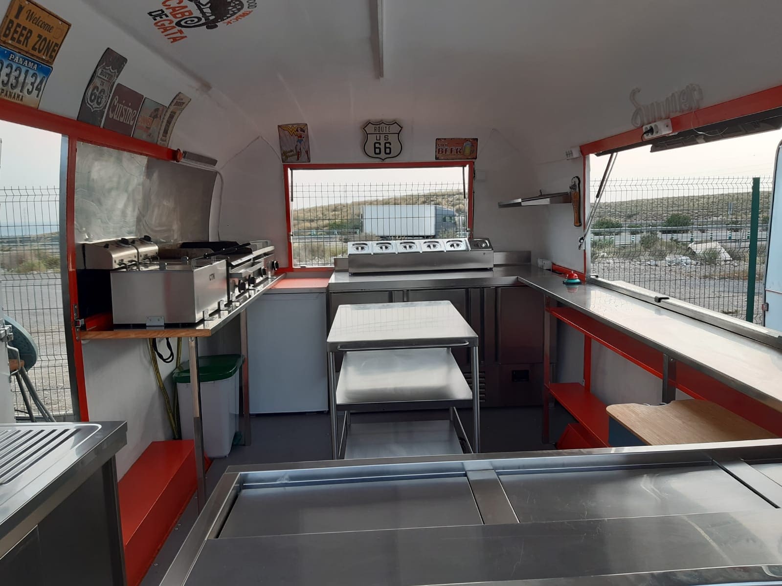 Truck american eagle interior detalle