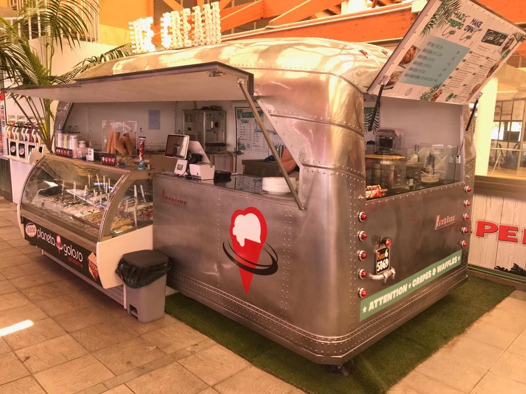 Truck american eagle heladeria